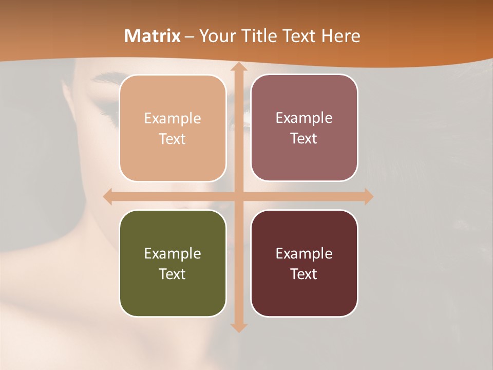 Feminine Beauty Close Up PowerPoint Template