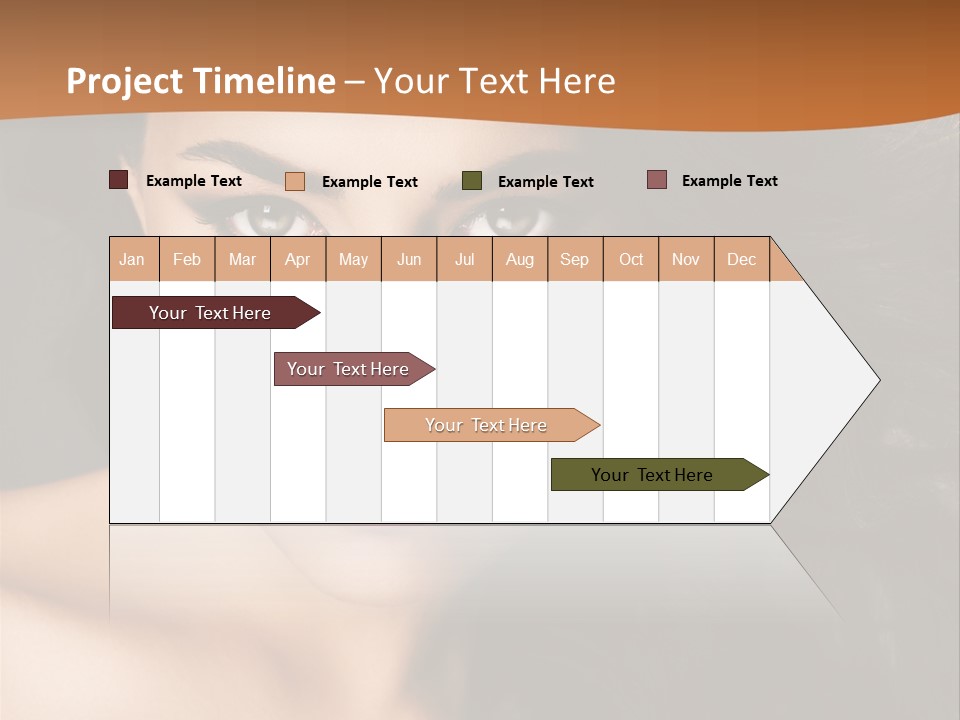 Feminine Beauty Close Up PowerPoint Template