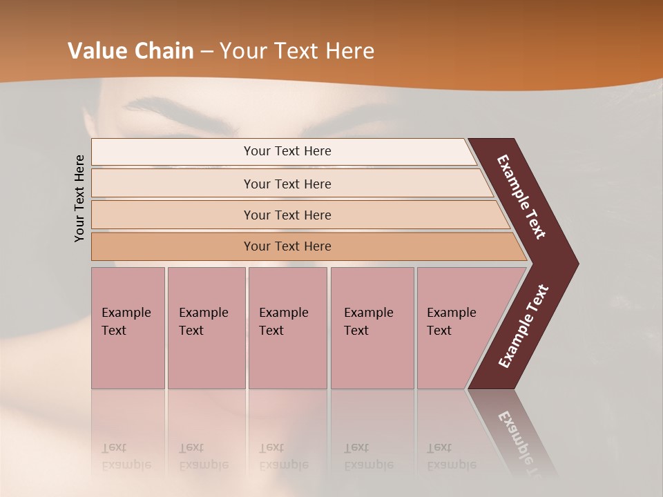 Feminine Beauty Close Up PowerPoint Template