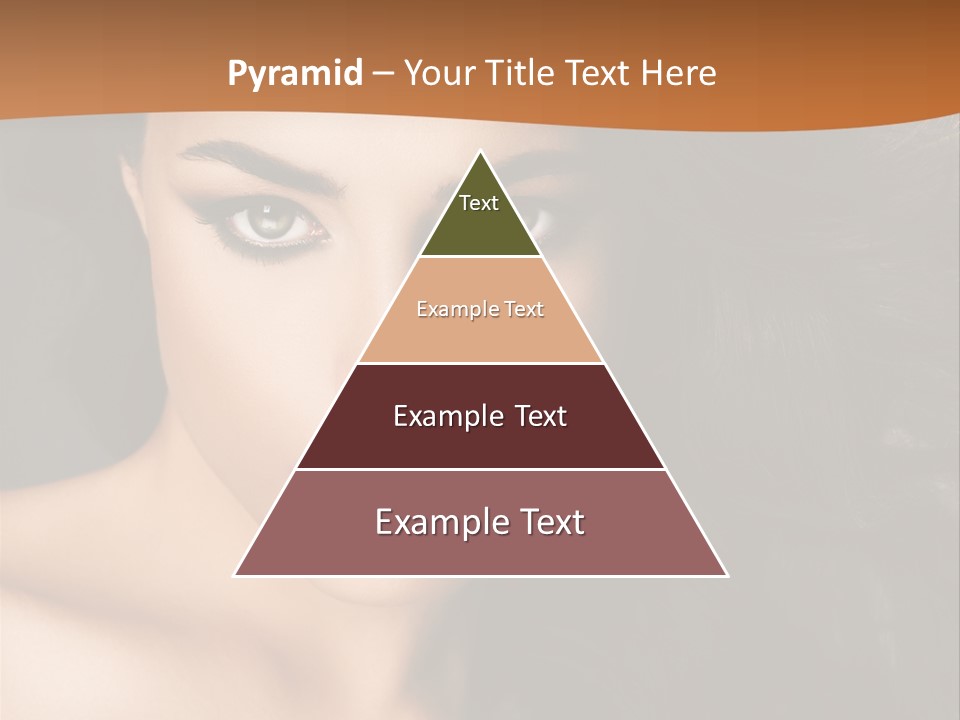 Feminine Beauty Close Up PowerPoint Template