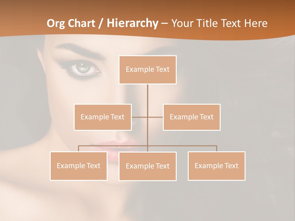 Feminine Beauty Close Up PowerPoint Template