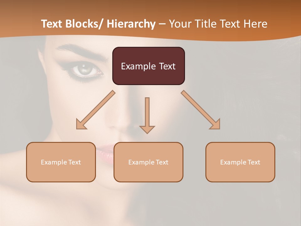 Feminine Beauty Close Up PowerPoint Template