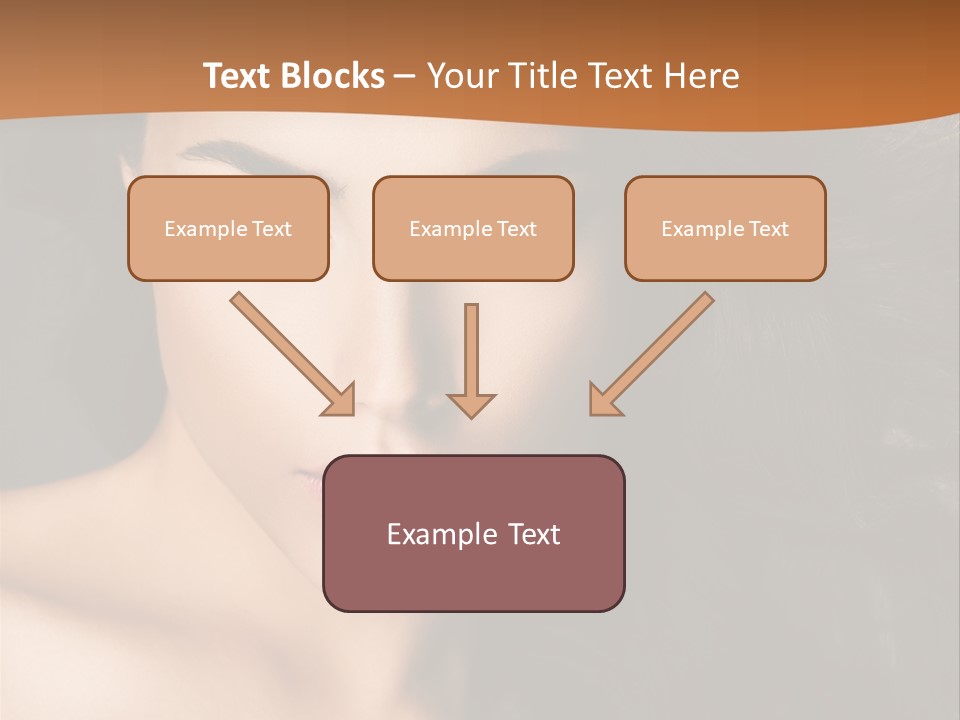 Feminine Beauty Close Up PowerPoint Template