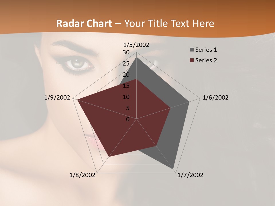 Feminine Beauty Close Up PowerPoint Template