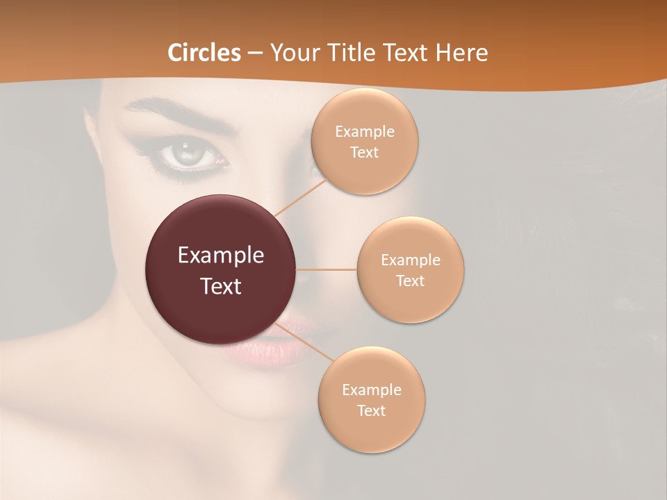 Feminine Beauty Close Up PowerPoint Template