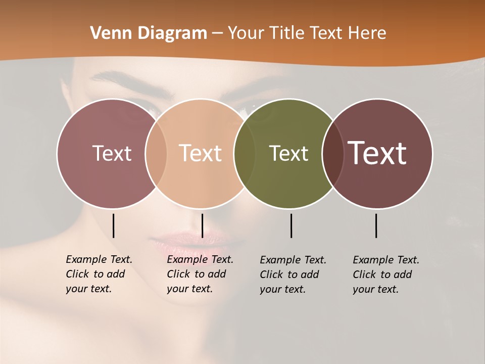 Feminine Beauty Close Up PowerPoint Template