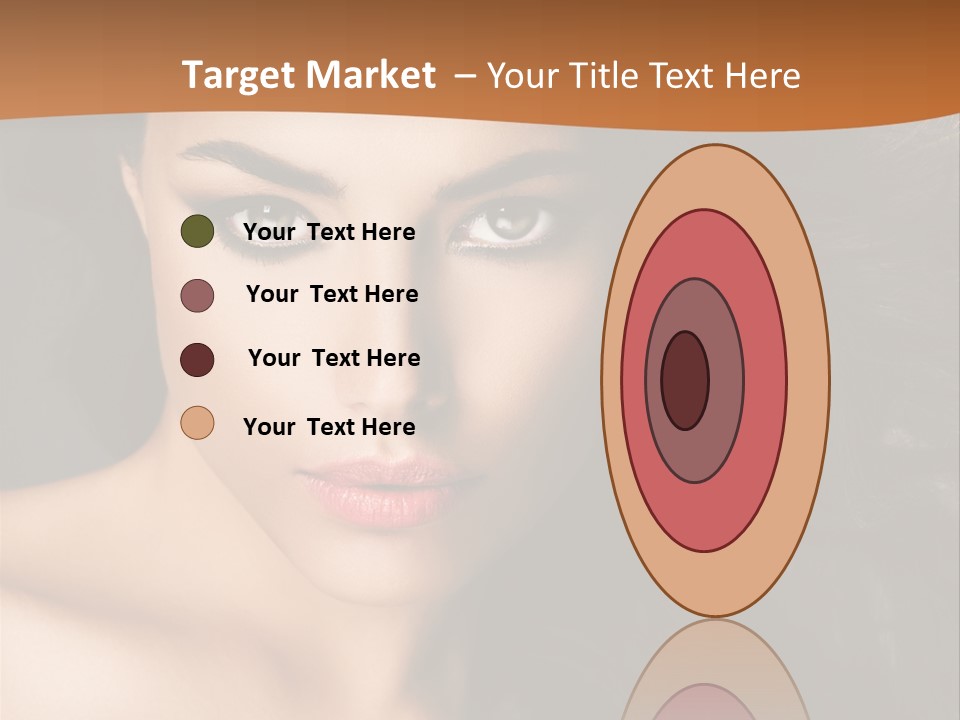 Feminine Beauty Close Up PowerPoint Template