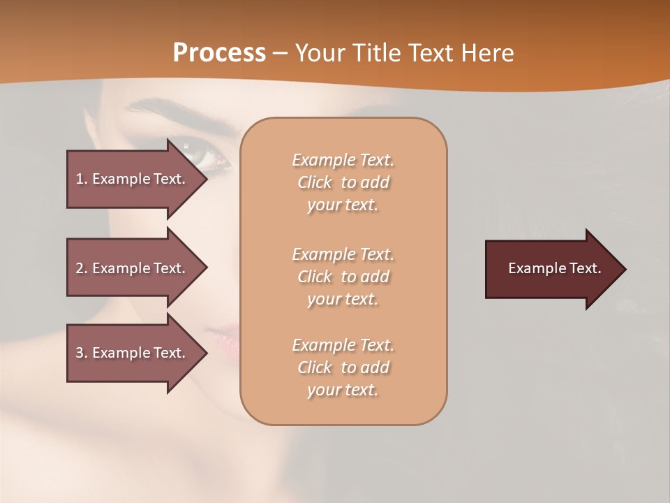 Feminine Beauty Close Up PowerPoint Template