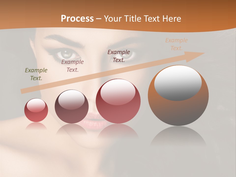 Feminine Beauty Close Up PowerPoint Template