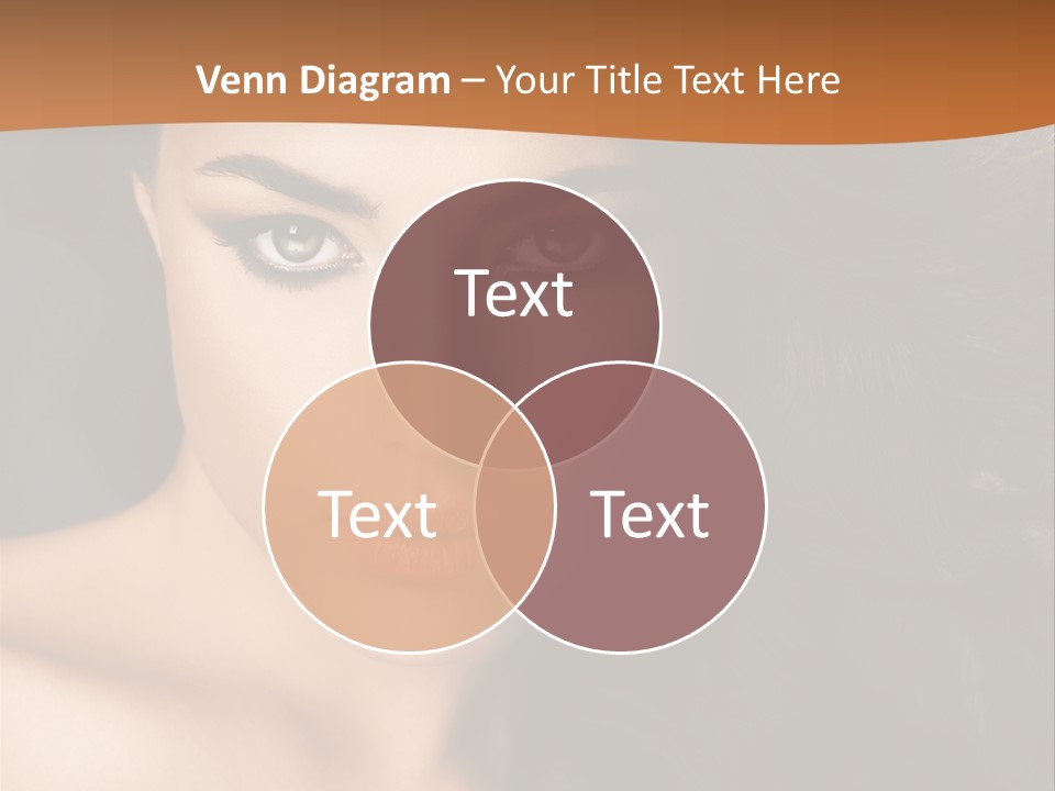 Feminine Beauty Close Up PowerPoint Template