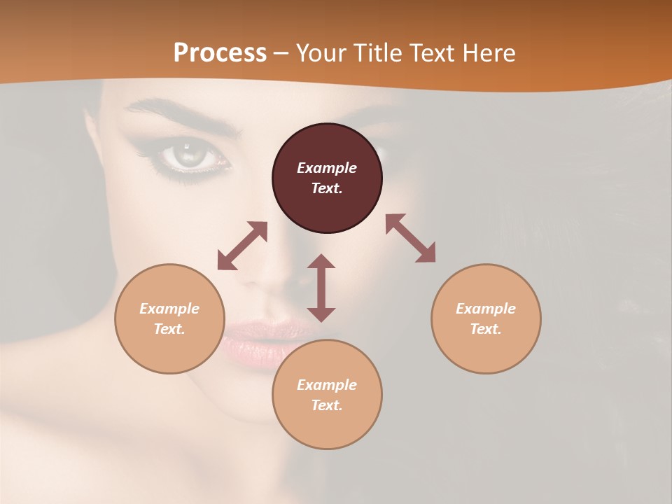 Feminine Beauty Close Up PowerPoint Template
