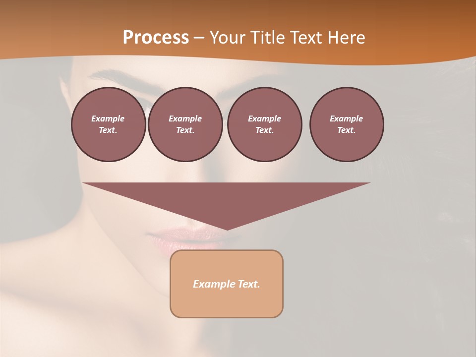 Feminine Beauty Close Up PowerPoint Template