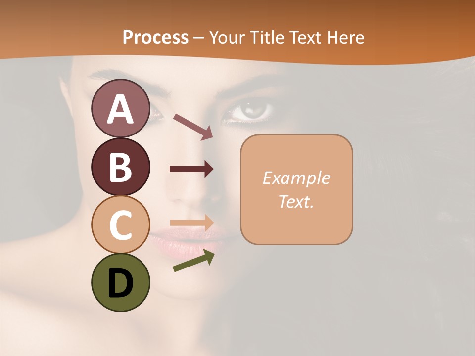 Feminine Beauty Close Up PowerPoint Template