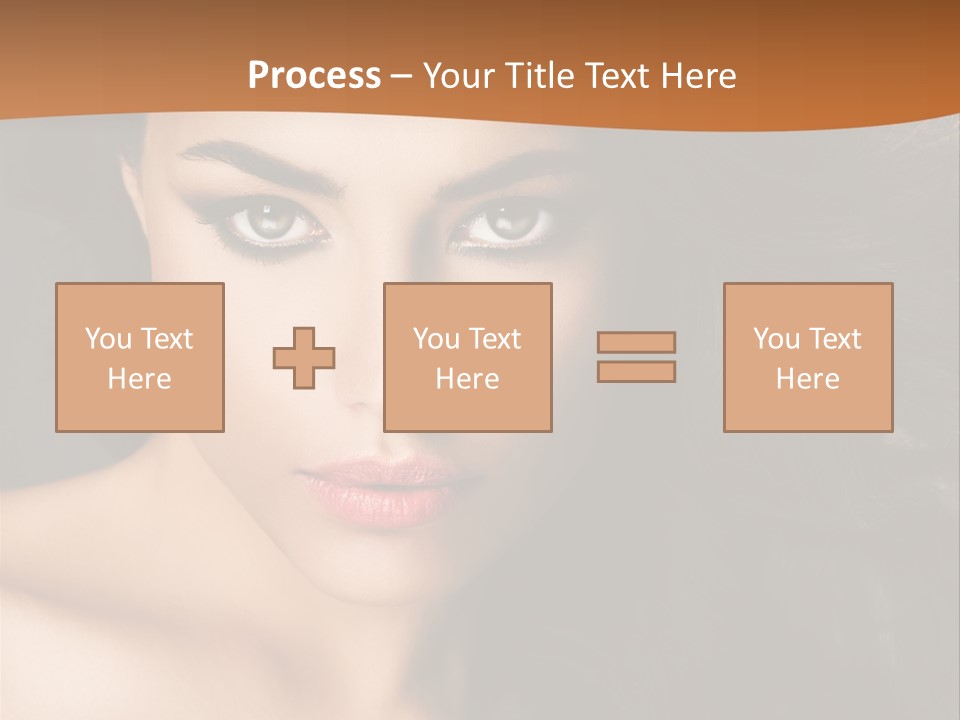 Feminine Beauty Close Up PowerPoint Template