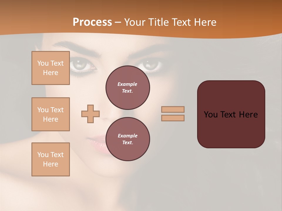 Feminine Beauty Close Up PowerPoint Template