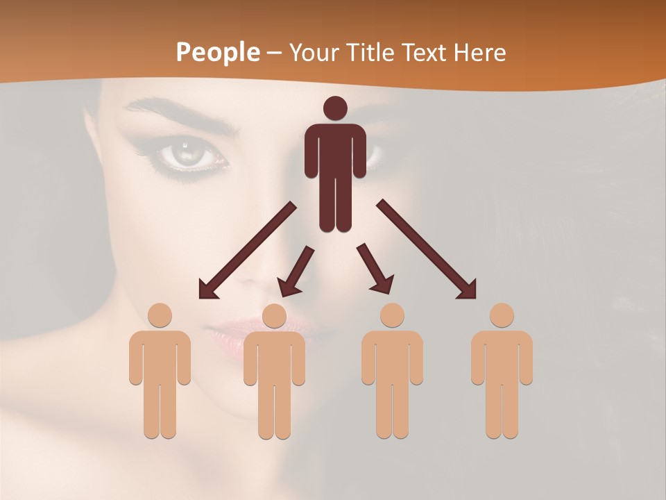 Feminine Beauty Close Up PowerPoint Template