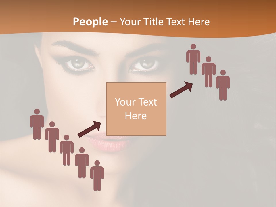 Feminine Beauty Close Up PowerPoint Template