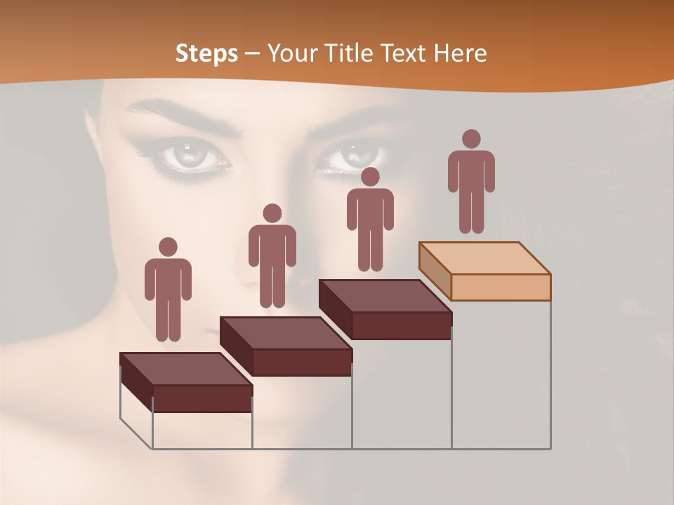 Feminine Beauty Close Up PowerPoint Template
