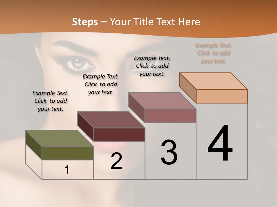 Feminine Beauty Close Up PowerPoint Template