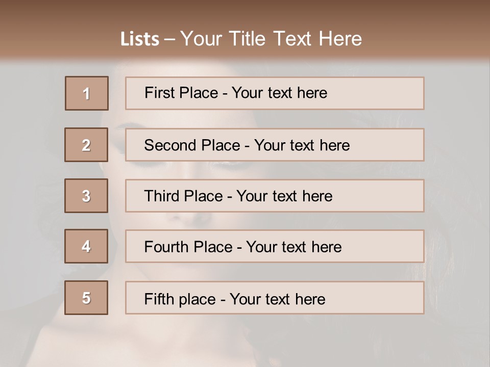 Model Fashion Fashionable PowerPoint Template