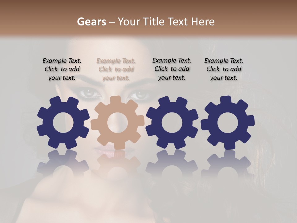 Model Fashion Fashionable PowerPoint Template