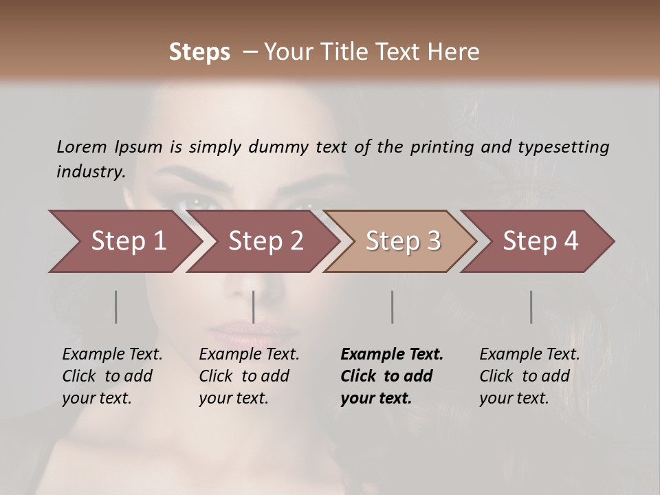 Model Fashion Fashionable PowerPoint Template