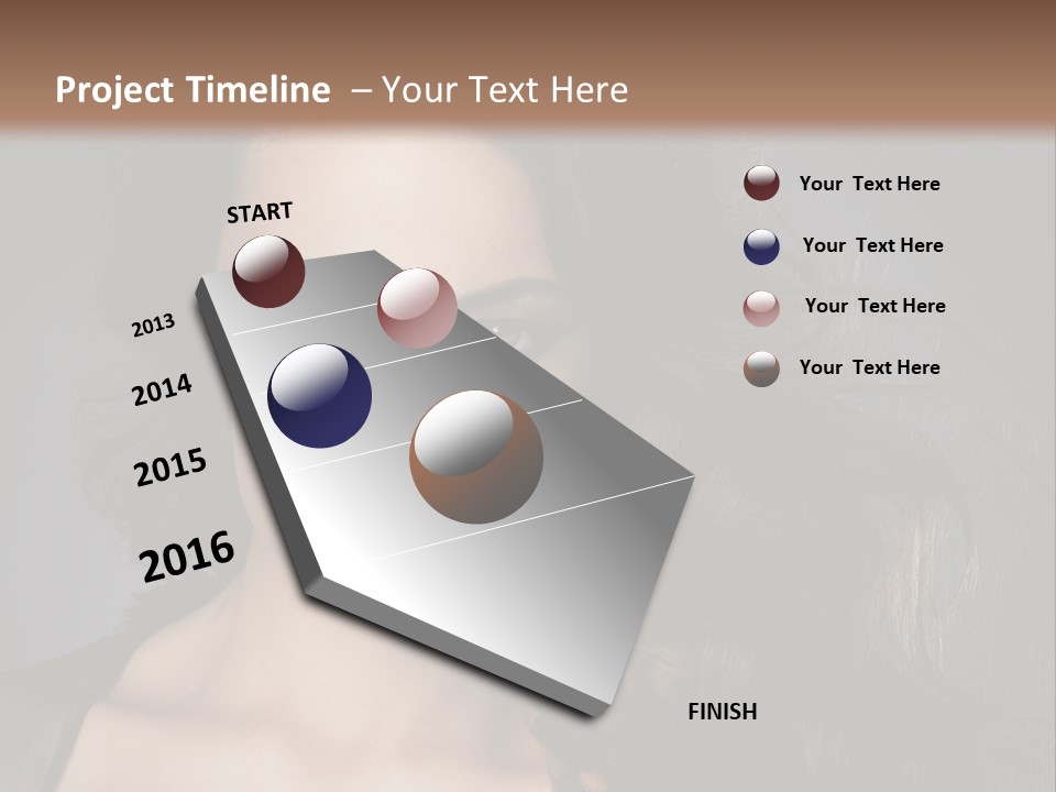 Model Fashion Fashionable PowerPoint Template