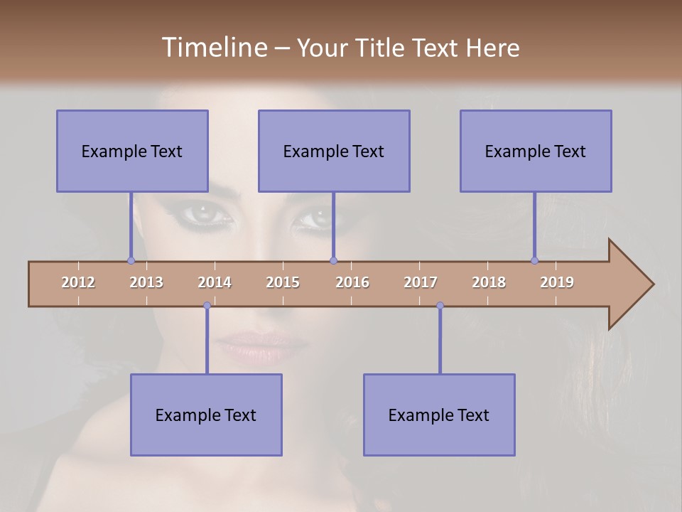 Model Fashion Fashionable PowerPoint Template