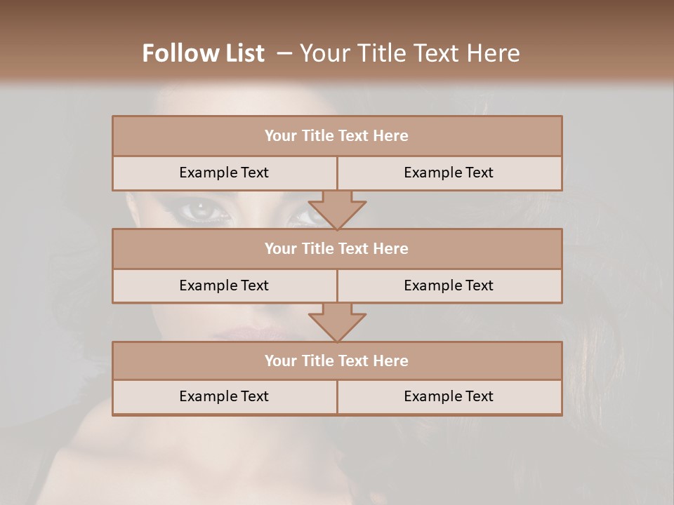 Model Fashion Fashionable PowerPoint Template