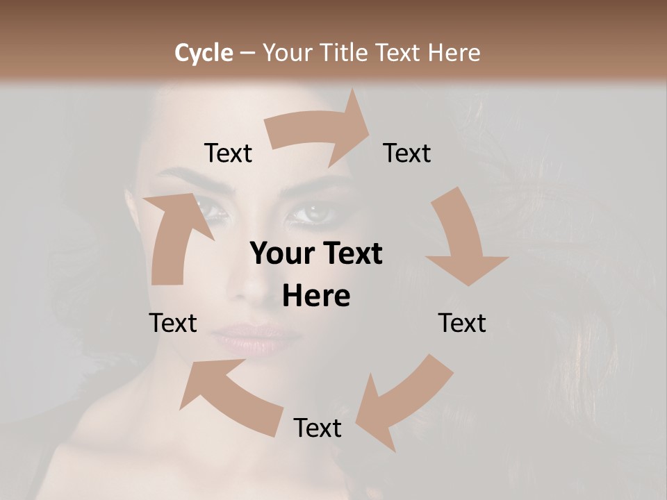 Model Fashion Fashionable PowerPoint Template