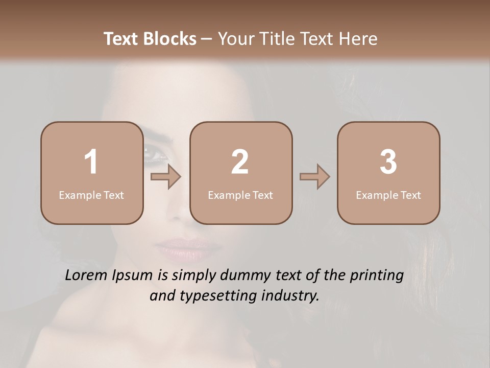 Model Fashion Fashionable PowerPoint Template