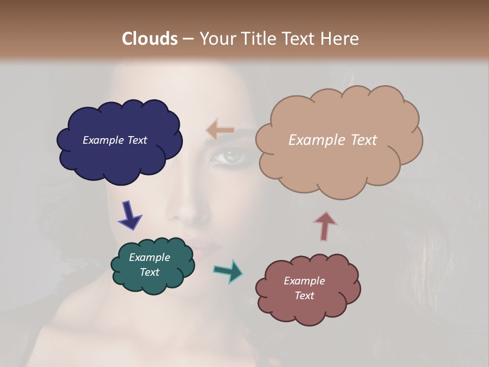 Model Fashion Fashionable PowerPoint Template