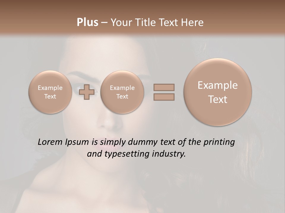 Model Fashion Fashionable PowerPoint Template