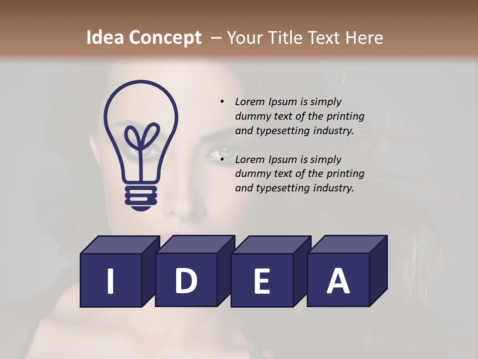 Model Fashion Fashionable PowerPoint Template