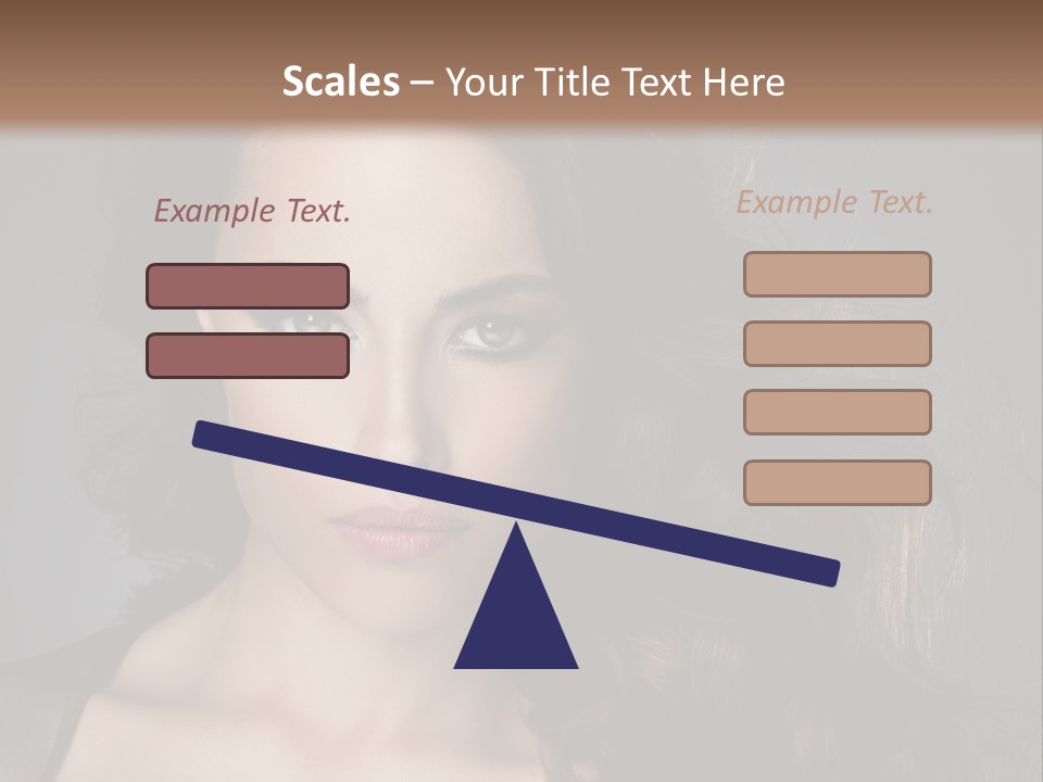 Model Fashion Fashionable PowerPoint Template