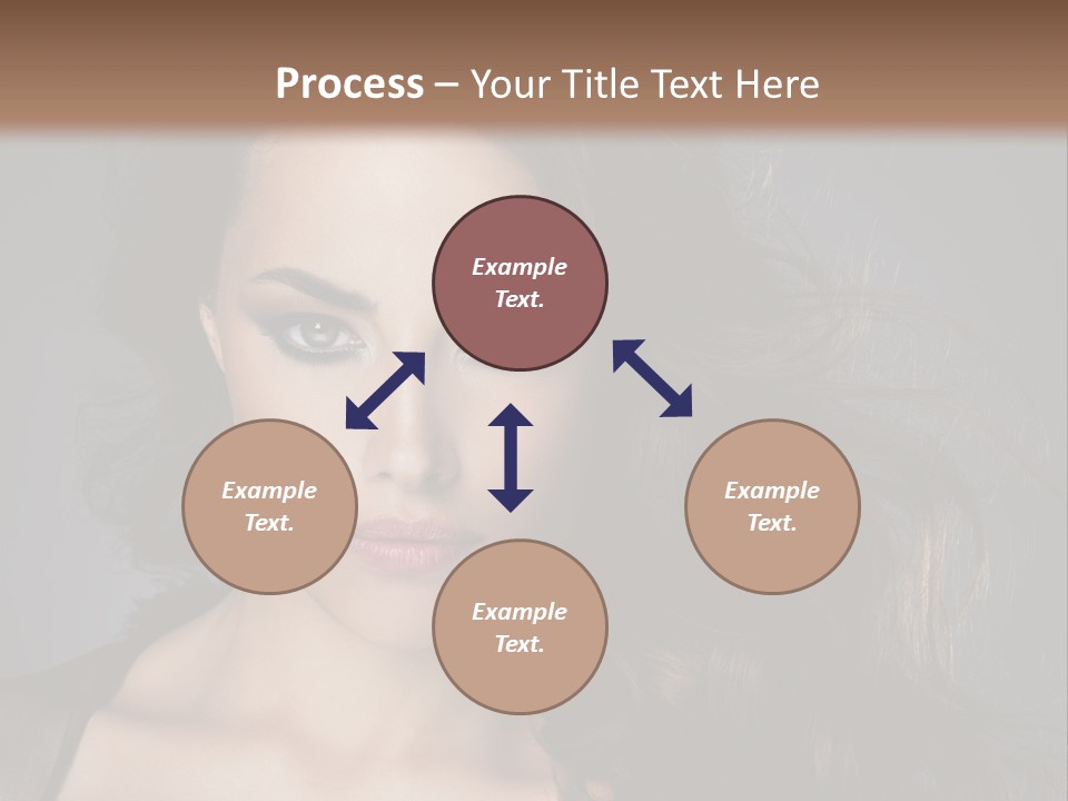 Model Fashion Fashionable PowerPoint Template