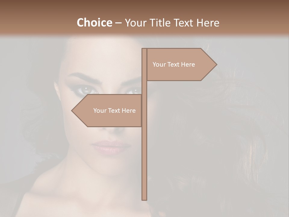 Model Fashion Fashionable PowerPoint Template