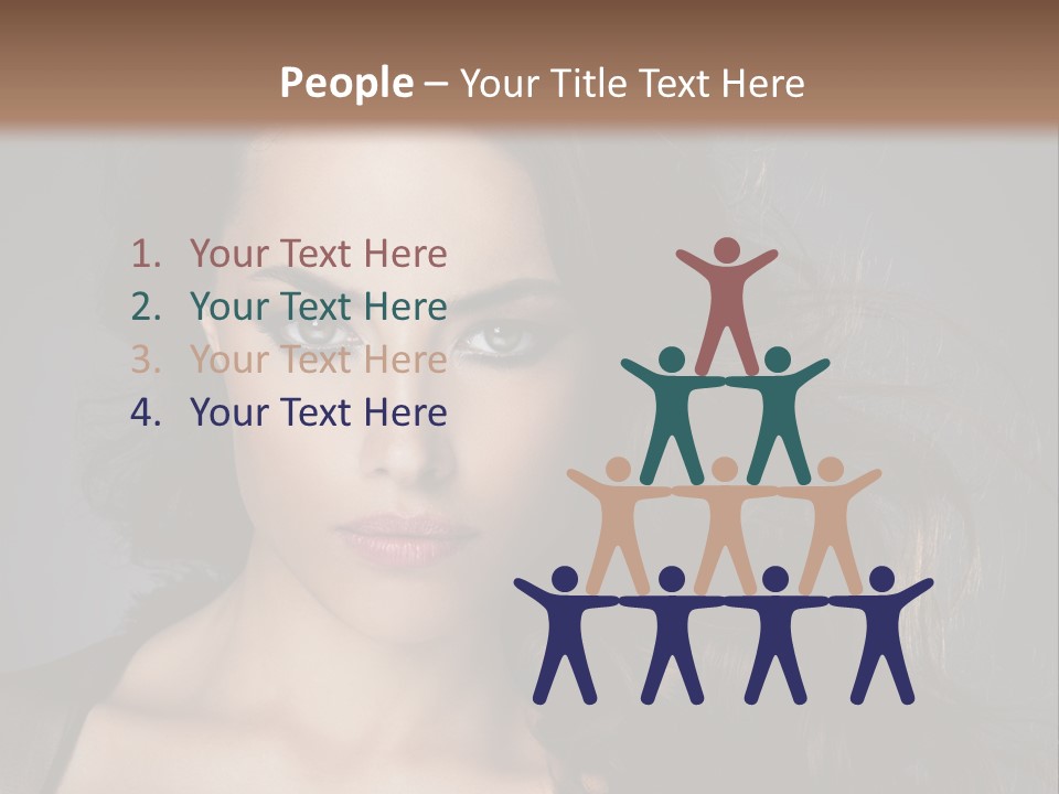 Model Fashion Fashionable PowerPoint Template