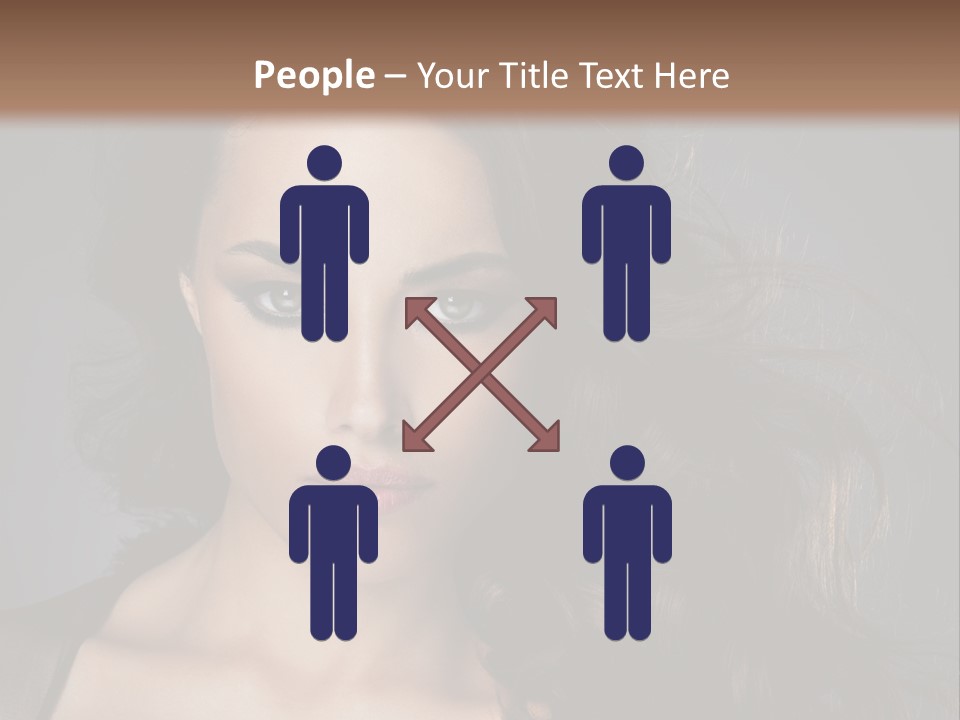 Model Fashion Fashionable PowerPoint Template