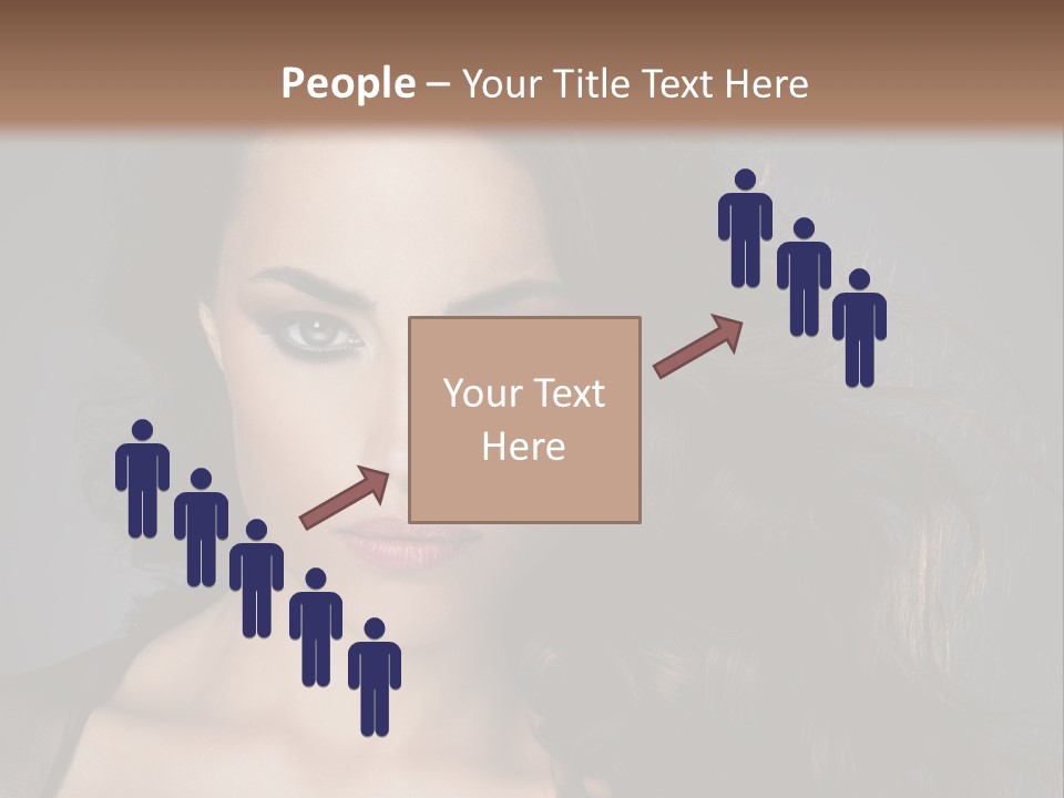 Model Fashion Fashionable PowerPoint Template