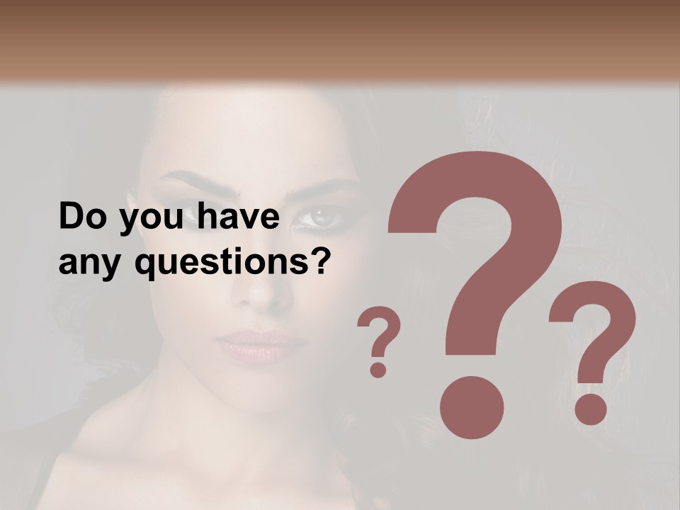 Model Fashion Fashionable PowerPoint Template