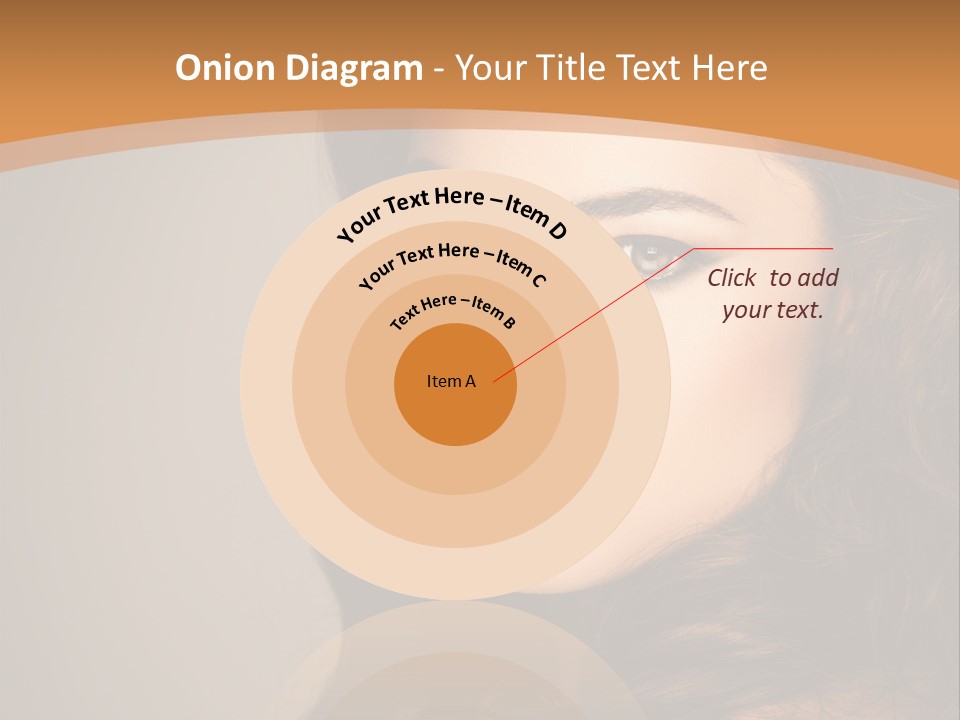 Cheerful Photography Brown Hair PowerPoint Template