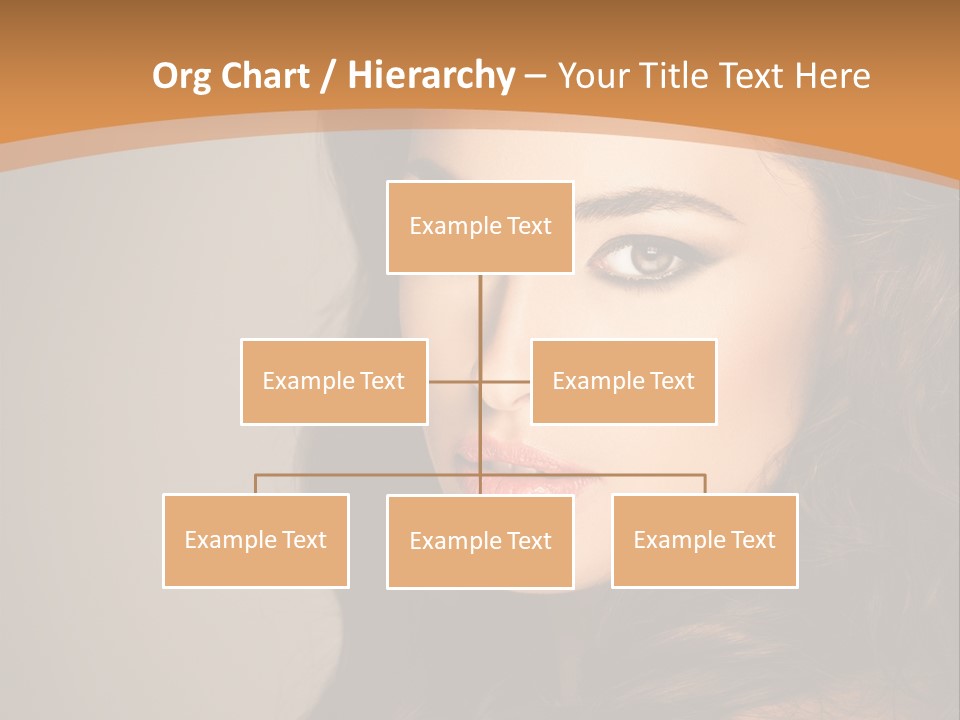 Cheerful Photography Brown Hair PowerPoint Template