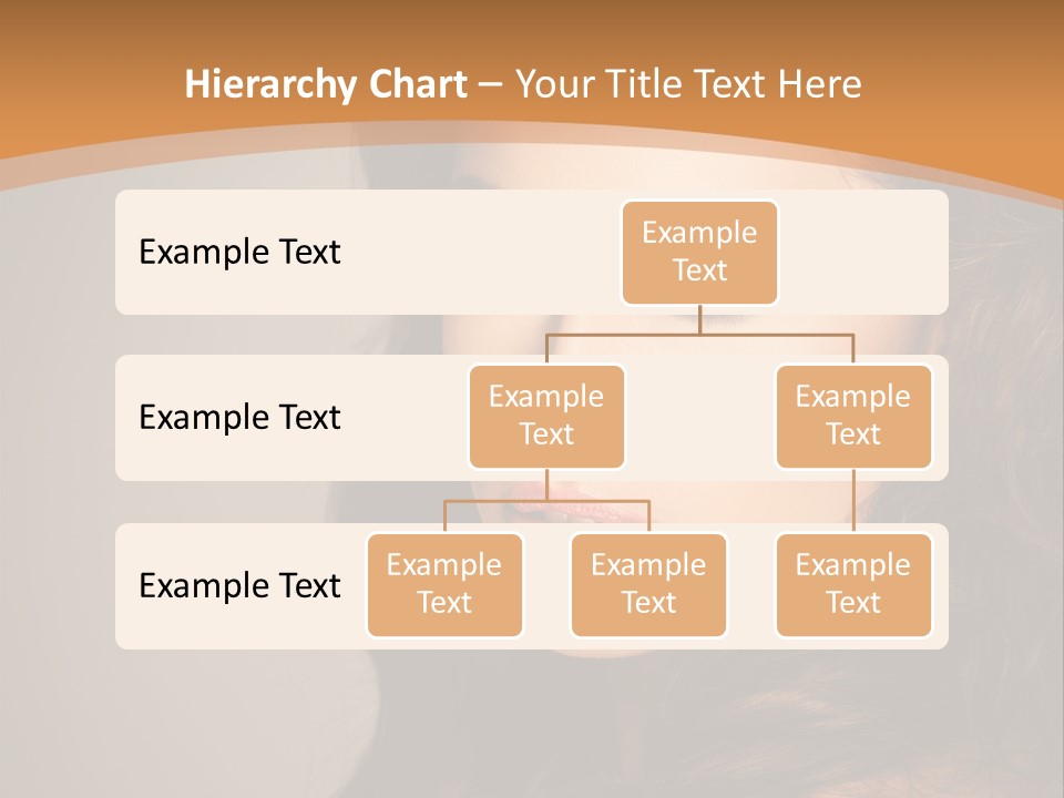 Cheerful Photography Brown Hair PowerPoint Template