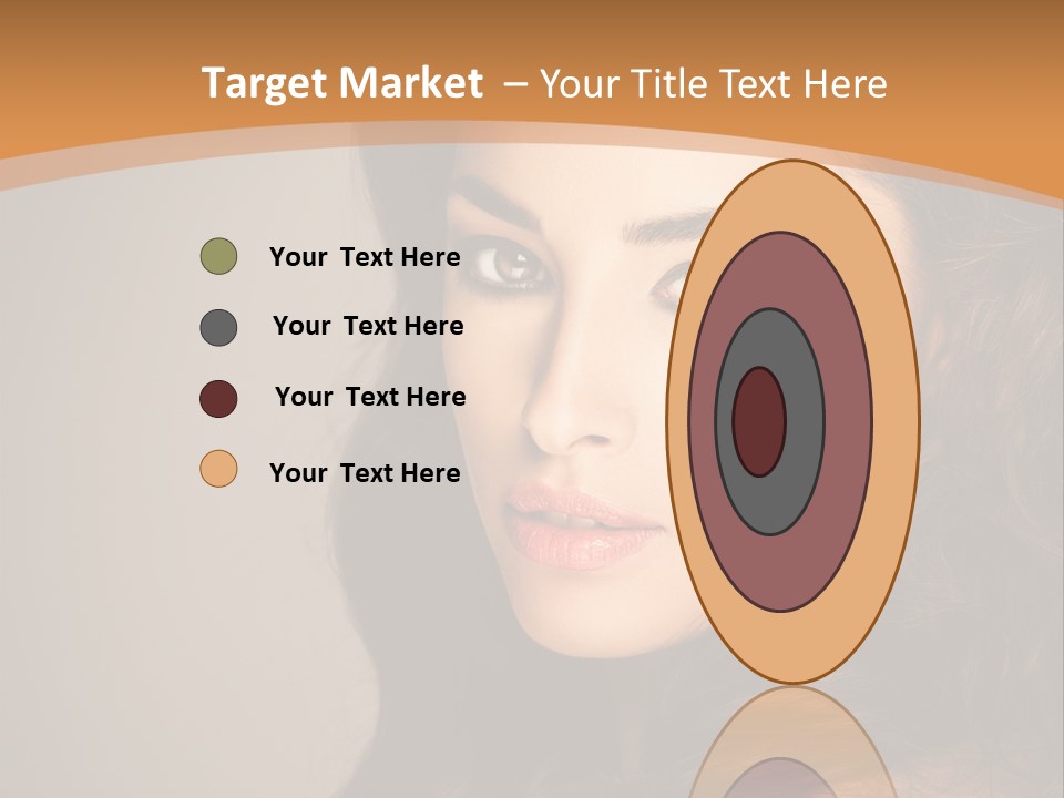 Cheerful Photography Brown Hair PowerPoint Template