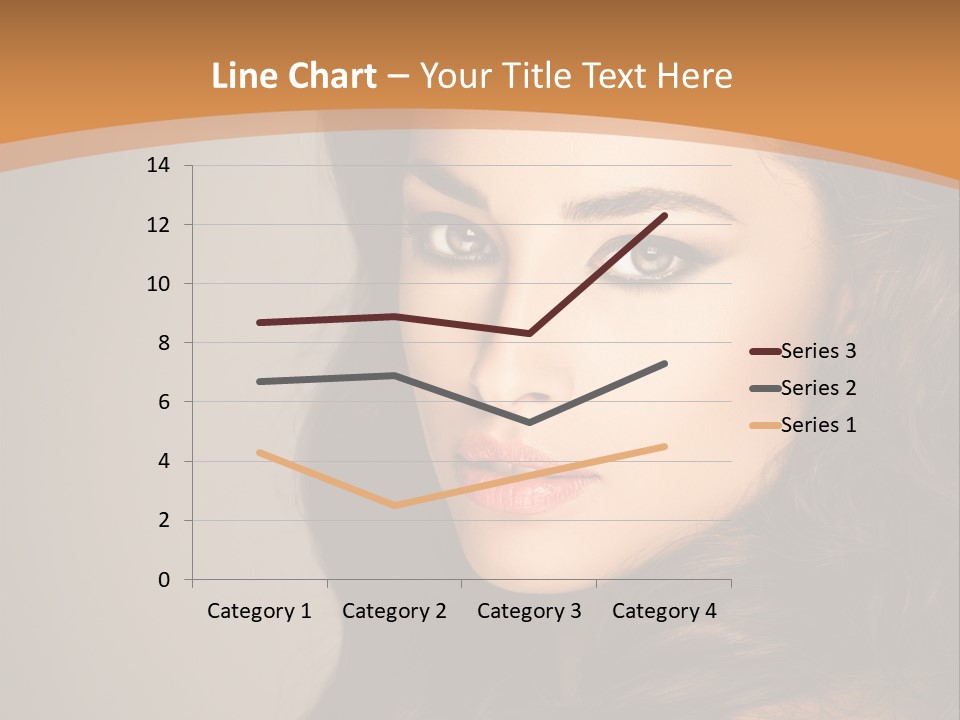 Cheerful Photography Brown Hair PowerPoint Template