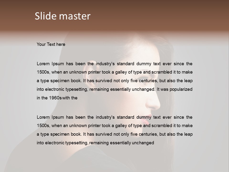 Sensual Studio Shot Photography PowerPoint Template