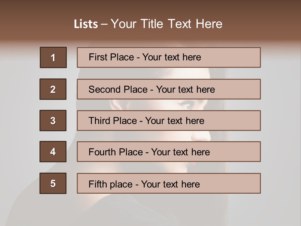 Sensual Studio Shot Photography PowerPoint Template