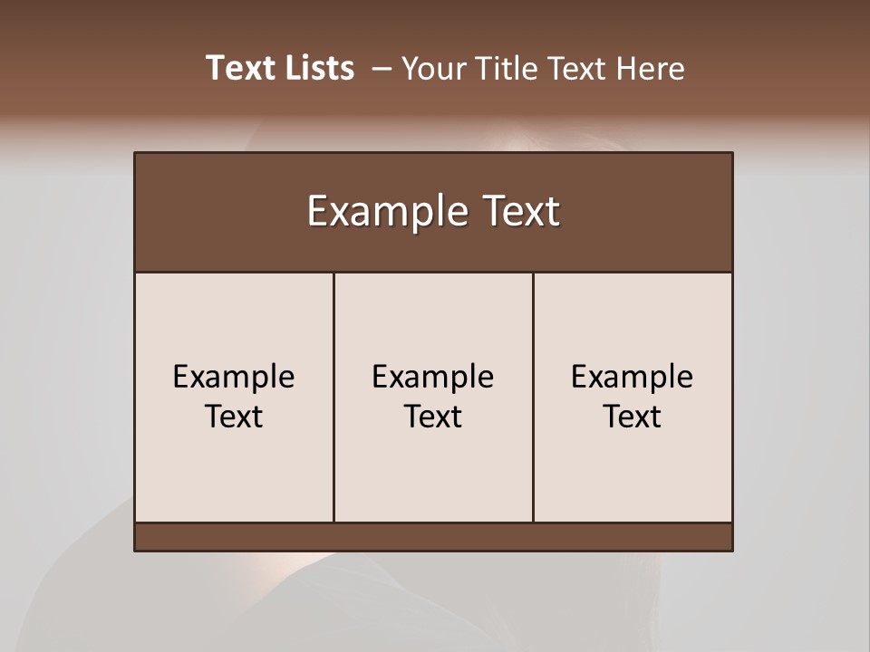 Sensual Studio Shot Photography PowerPoint Template