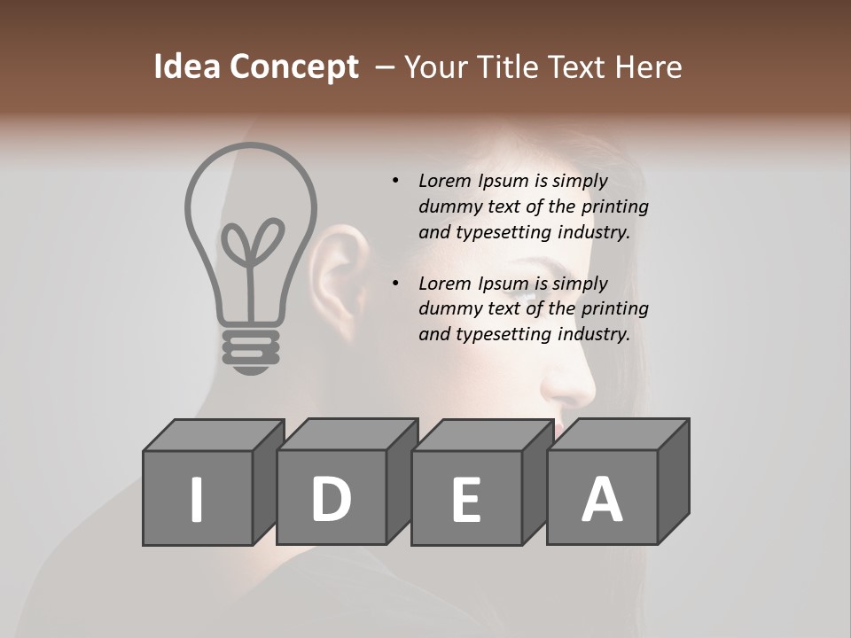 Sensual Studio Shot Photography PowerPoint Template